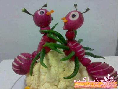 تزیین خوراکیها